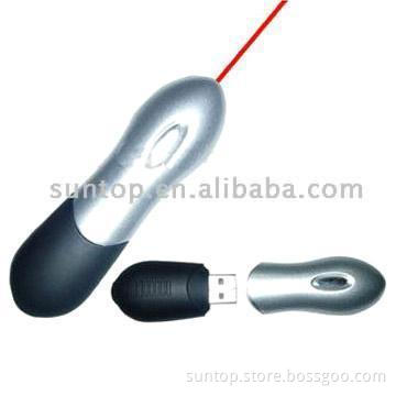 USB Flash Driver with Laser Point